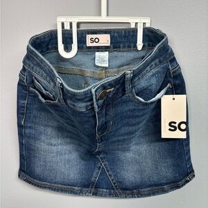SO Blue Denim Skirt